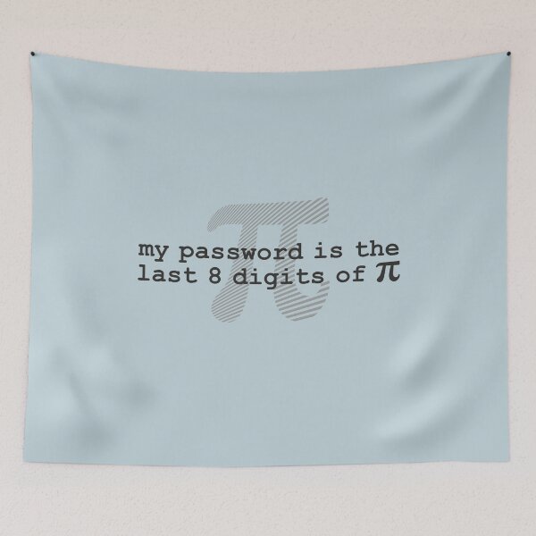 Item preview, My Password is the last 8 digits of Pi Math Funny Humor Gifts  designed and sold by alenaz.