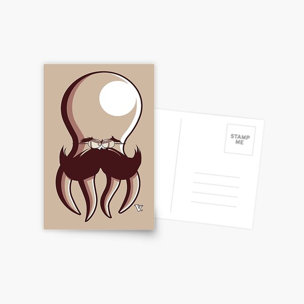 Octopus Nietzsche Carte postale