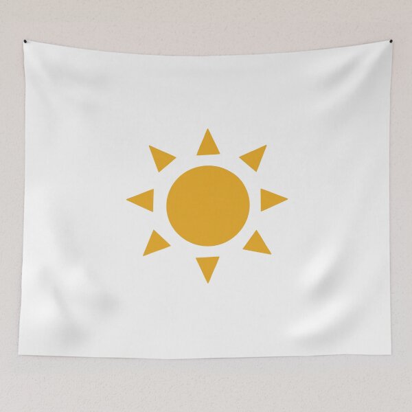 Item preview, Cartoon simple geometric sun designed and sold by ValeryFlame.