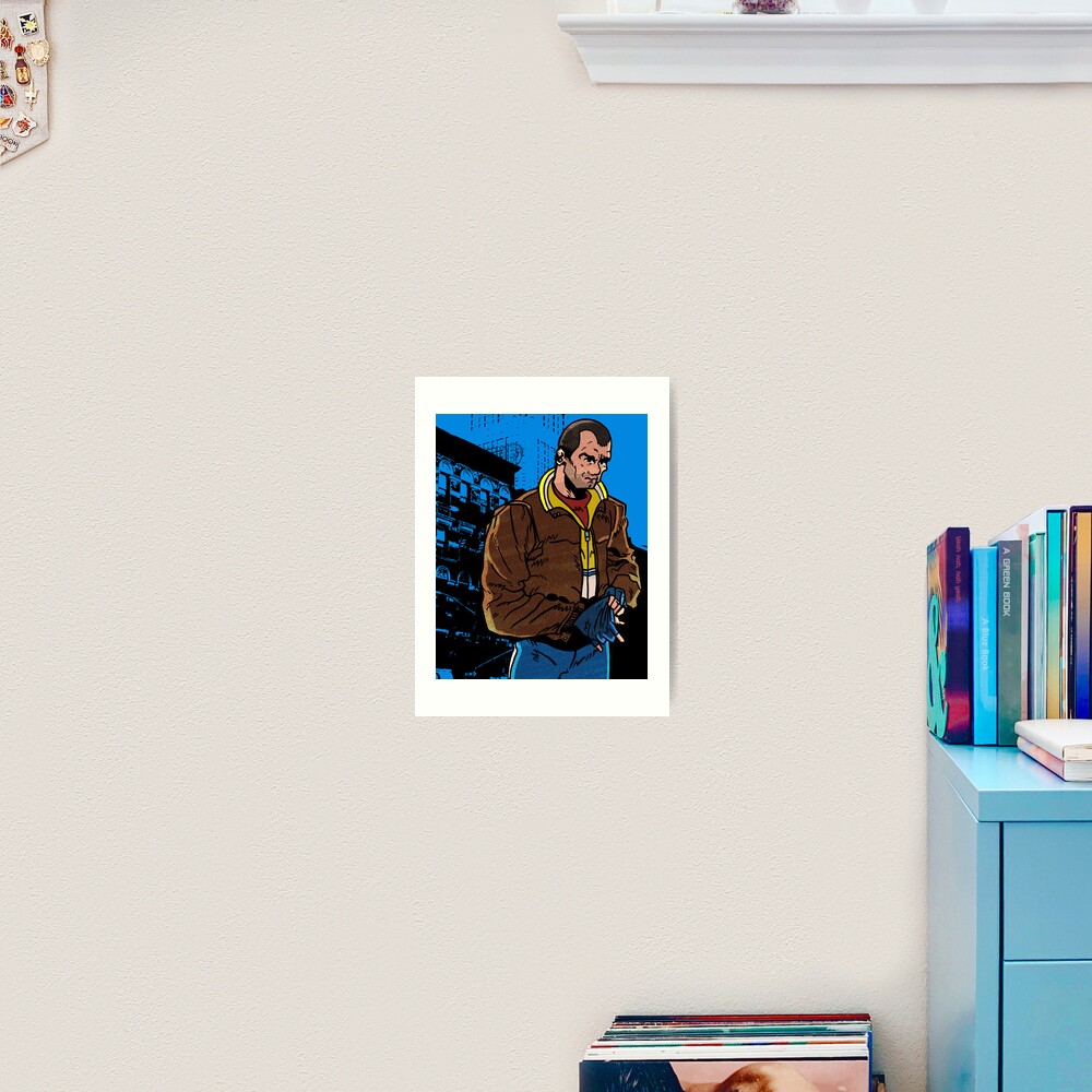 NIKO BELLIC Art Print for Sale by Defsnotadumb