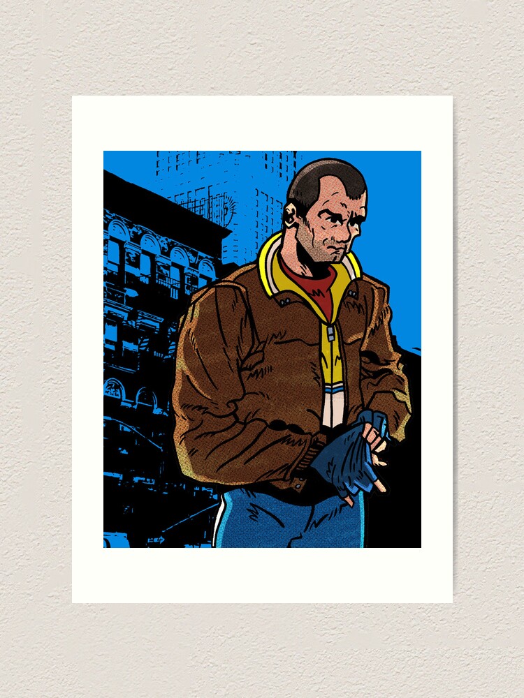 NIKO BELLIC Art Print for Sale by Defsnotadumb