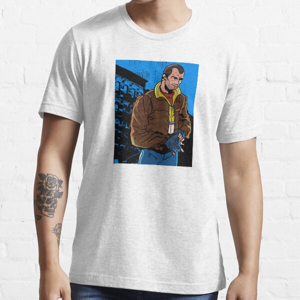 Niko Bellic Essential T-Shirt Pin for Sale by StefanGrecoa