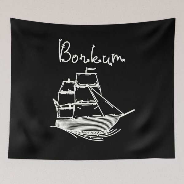 Item preview, Borkum Island North Sea with sailing ship designed and sold by Denis Rösler.