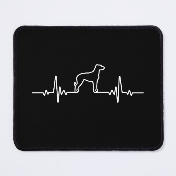Item preview, Minimalist Heartbeat Lurcher designed and sold by More Cute Dogs.