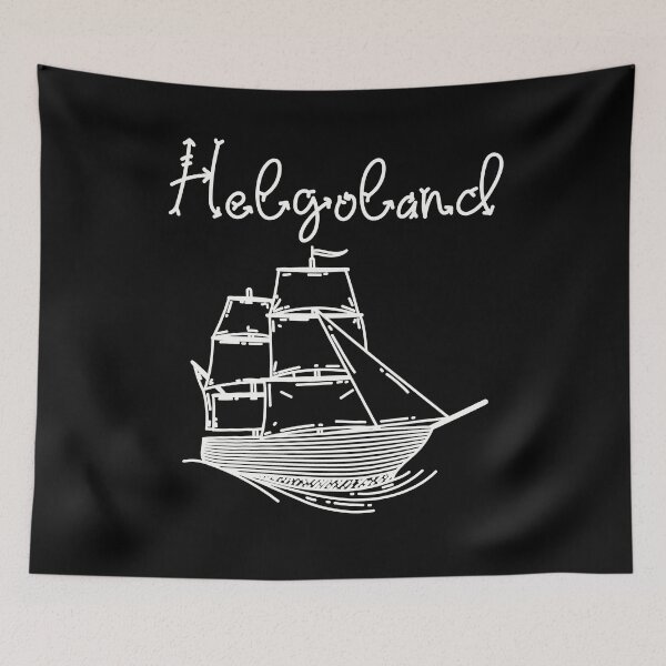 Item preview, Helgoland holiday North Sea island with sailing ship designed and sold by Denis Rösler.
