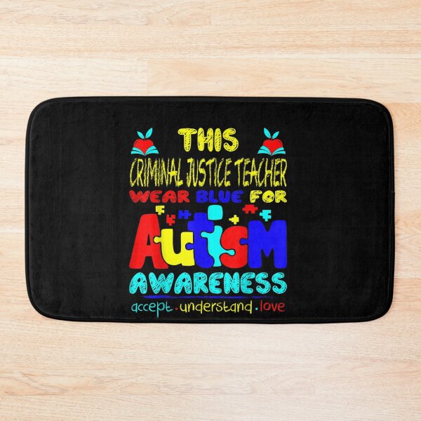 Item preview, Criminal Justice Teacher Wear Blue Autism Awareness Tshirt designed and sold by VargasParis.