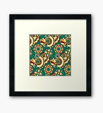 Green Psychedelic Framed Print