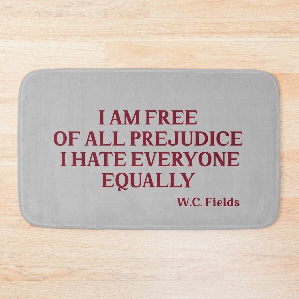Item preview, I am free of all prejudice I hate everyone equally, burgundy designed and sold by perezzzoso.