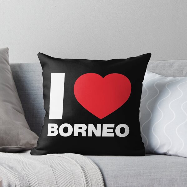 Item preview, I Love Borneo, Asia designed and sold by Thestarrysky.