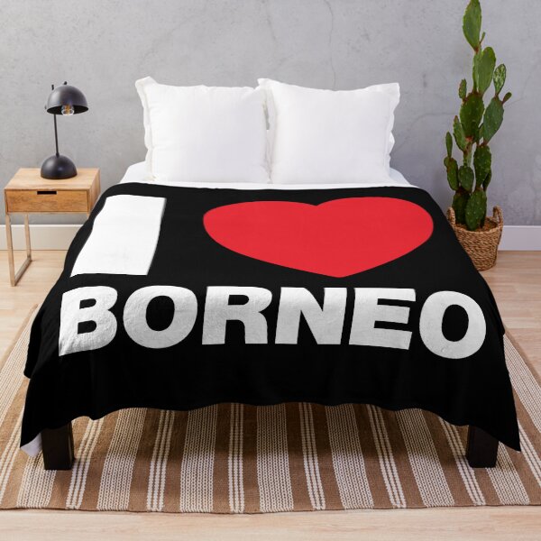 Item preview, I Love Borneo, Asia designed and sold by Thestarrysky.
