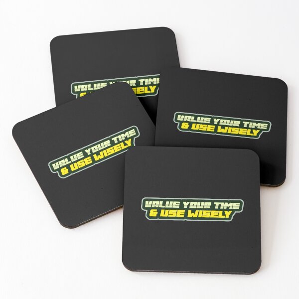 Item preview, Value your time & use wisely designed and sold by VOOCOLLECTION.