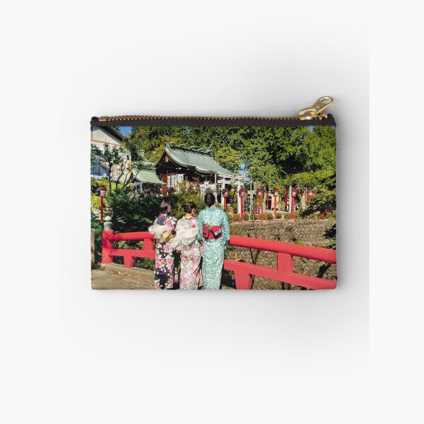 Item preview, Girls in Kimono on a Bridge in Japan Summer - Slice of Life designed and sold by BoutiqueBenny.