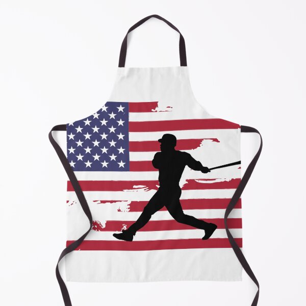 Item preview, American Flag Baseball Silhouette Patriotic Baseball Player designed and sold by Blok45.