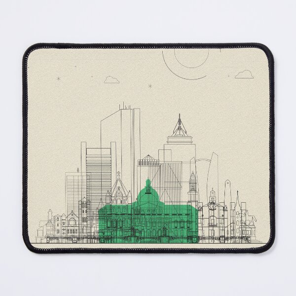 Item preview, Abstract City Posters: Boston, Massachusetts designed and sold by A Deniz Akerman.