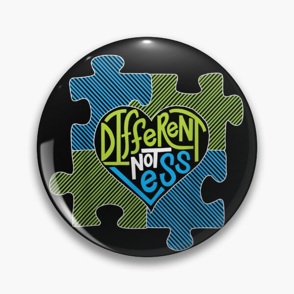 Item preview, Different Not Less Tshirt - Autism Puzzle Piece designed and sold by VargasParis.