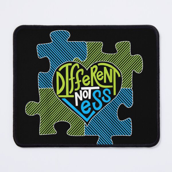 Item preview, Different Not Less Tshirt - Autism Puzzle Piece designed and sold by VargasParis.