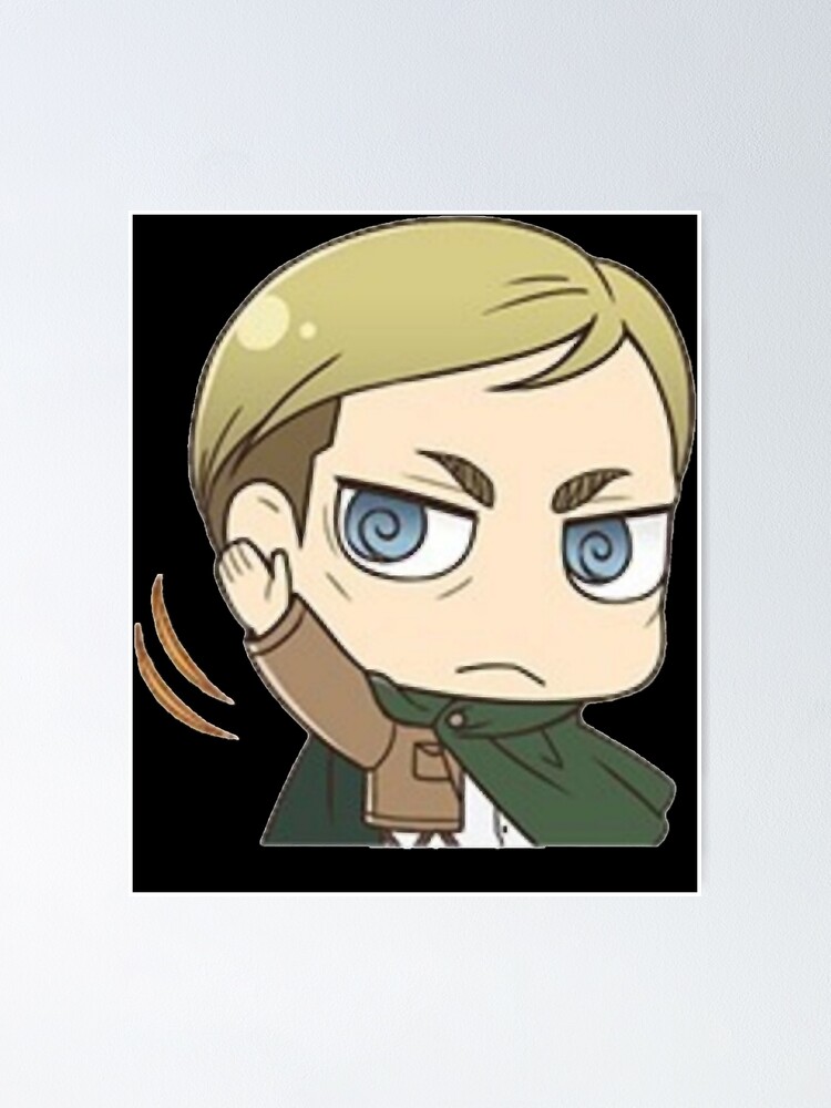 Póster «Convence al Comandante Scout Profundo Strong Erwin Smith Chibi ...