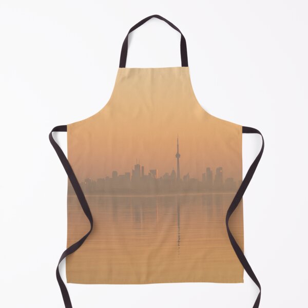 Item preview, Peachy Pink Silhouette - Torontos Skyline in Soft Fog designed and sold by Georgia Mizuleva.