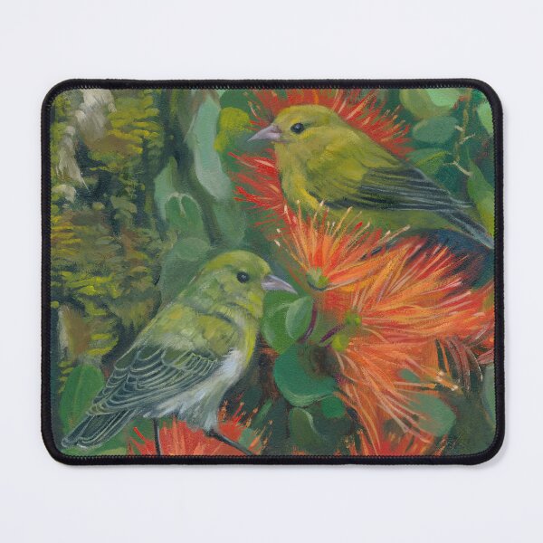 Item preview, Anianiau with Orange Ohia designed and sold by Wendy Roberts.