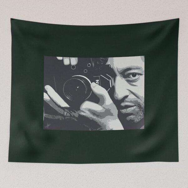 Item preview, Portrait d_art numérique de Serge Gainsbourg  classique designed and sold by KingSenPainting.