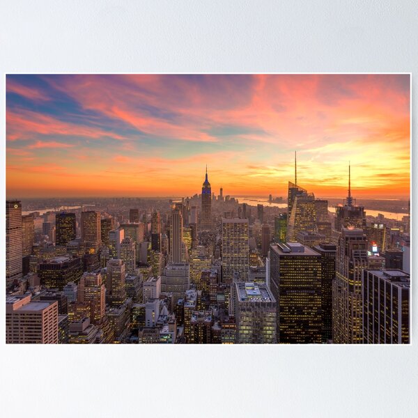 Item preview, New York sunset designed and sold by Andrew-Thomas73.