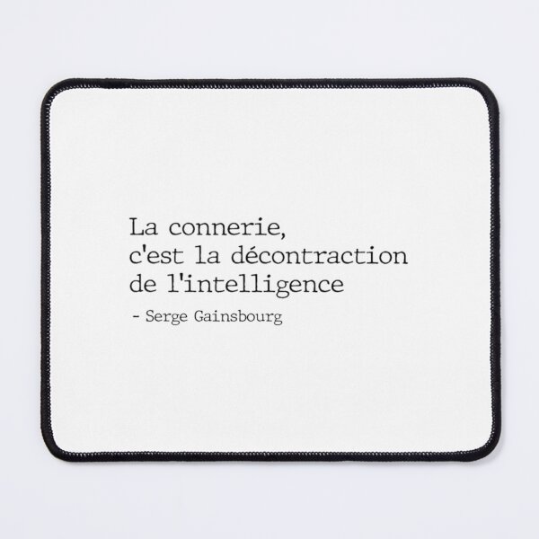 Item preview, Serge Gainsbourg - citation classique designed and sold by KingSenPainting.