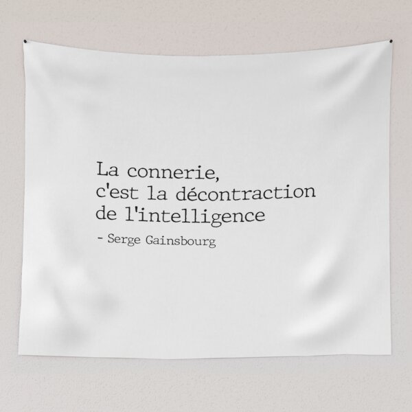 Item preview, Serge Gainsbourg - citation  classique       designed and sold by KingSenPainting.