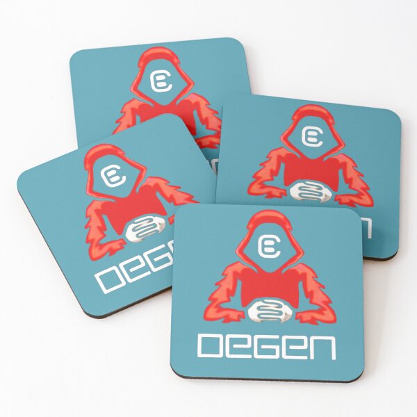 Item preview, Crypto Banter DEGEN Red Logo Essential T-Shirt designed and sold by MadrySimon.