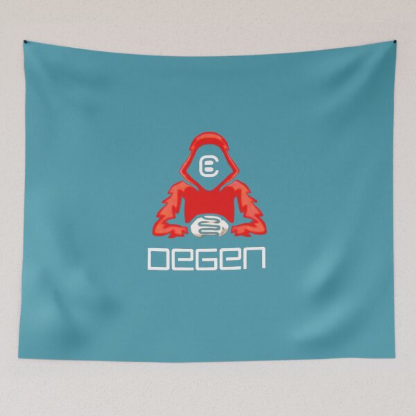 Item preview, Crypto Banter DEGEN Red Logo Essential T-Shirt designed and sold by MadrySimon.