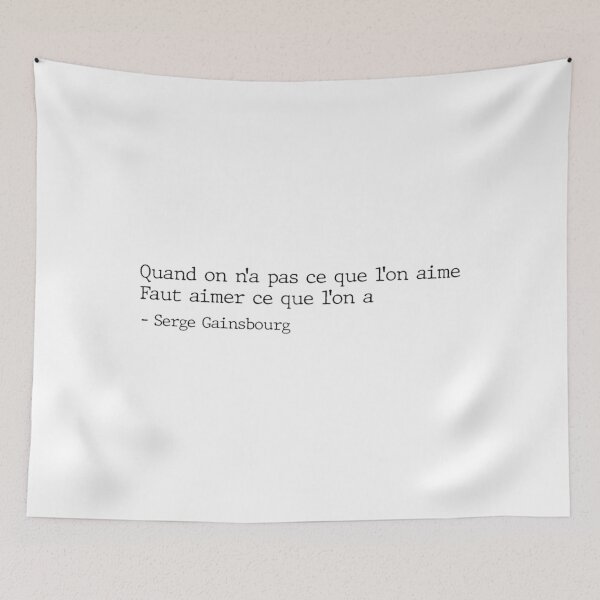Item preview, Serge Gainsbourg - citation  classique     designed and sold by KingSenPainting.