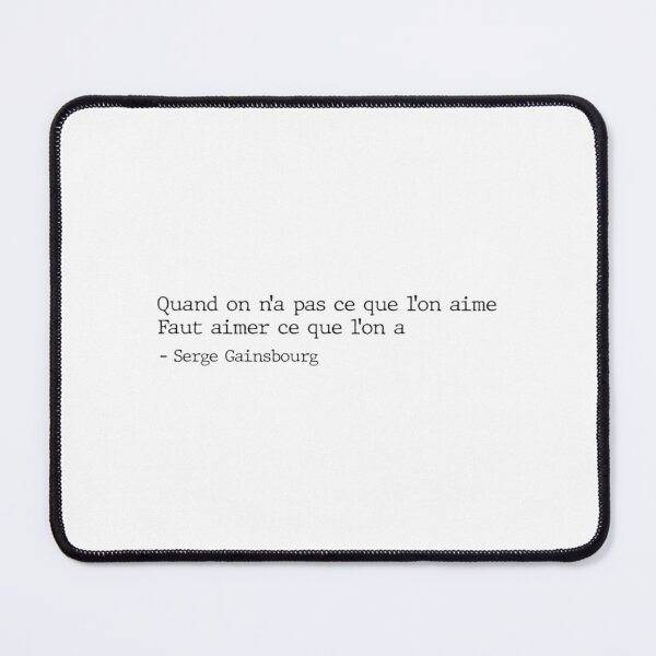 Item preview, Serge Gainsbourg - citation classique designed and sold by KingSenPainting.