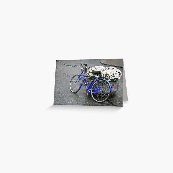 flat tire Greeting Card