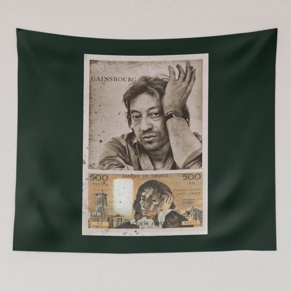 Item preview, Serge Gainsbourg 500 francs  classique designed and sold by KingSenPainting.