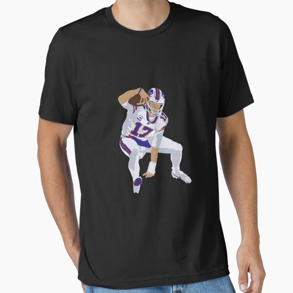 Aperçu de l'œuvre Josh Allen saute (grand) Sticker créée et vendue par ChristopherWalt.