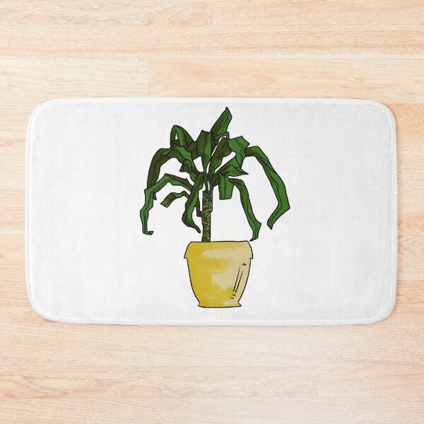 Item preview, yellow corn plant in a pot designed and sold by macedraws.