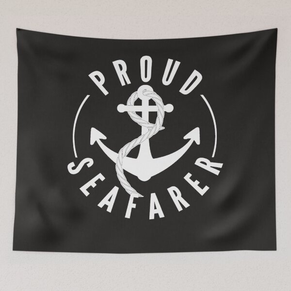 Item preview, Proud seafarer white text Essential designed and sold by KaylaAmato.