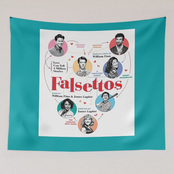 Item preview, Falsettos 87 Classic, For Men Graphic Womens, Graphic, Retro Vintage, For Men, Trending Now designed and sold by CAMERONSTORE.