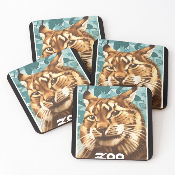 Item preview, 1930 Ludwig Hohlwein Berlin Zoo Lynx Poster Classic . designed and sold by dericoyotelg.