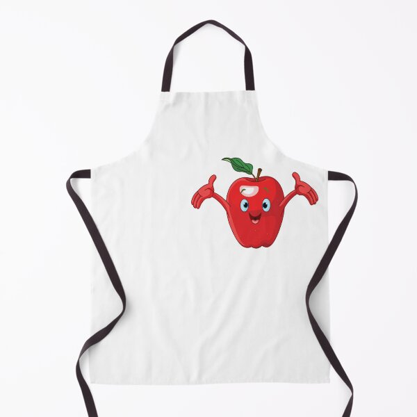 Item preview, dibujos animados de sonrisa de manzana designed and sold by bgyg.