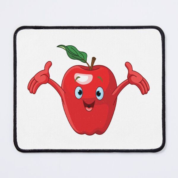 Item preview, dibujos animados de sonrisa de manzana designed and sold by bgyg.