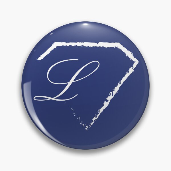 Item preview, L letter monogram initial diamond white designed and sold by mixtape80.