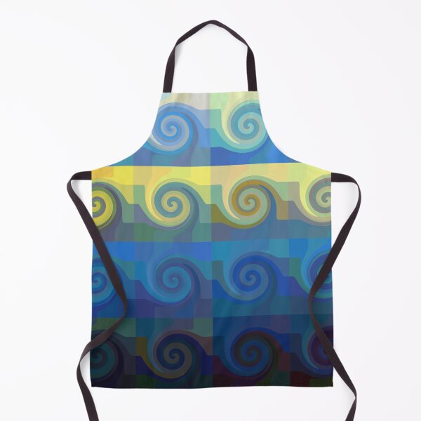 Item preview, Abstract tiles and waves pattern designed and sold by WesternExposure.