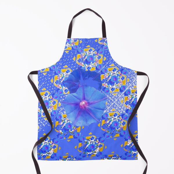 Item preview, BLUE MORNING GLORY ABSTRACT PATTERN ART designed and sold by sharlesart.