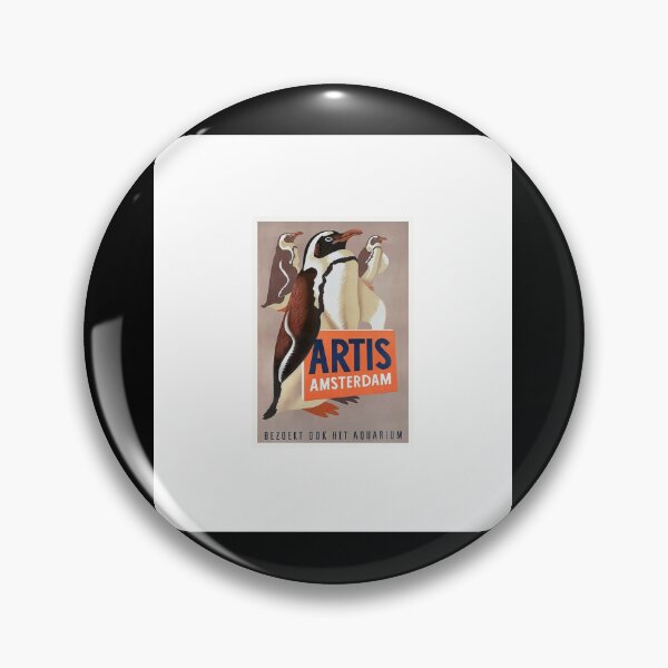 Artikelvorschau, Artis Zoo Amsterdam Pinguin-Plakat 1947 Ärmelloses Top entworfen und verkauft von dericoyotelg.
