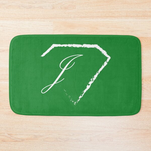 Item preview, J letter monogram initial diamond white designed and sold by mixtape80.