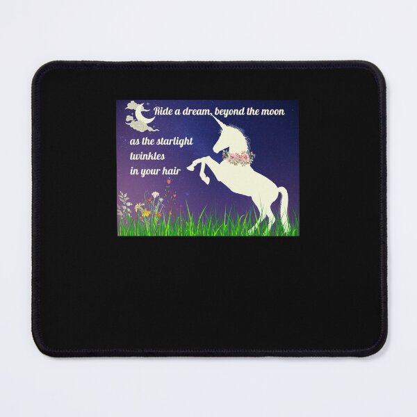 Item preview, Ride a Dream, Horse Lovers Poem, Unicorn Dream Classic designed and sold by VincentKoning.