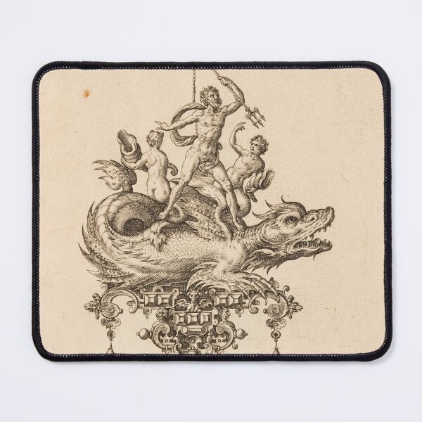 Item preview,  Poseidon and the Kraken designed and sold by Vintage Designs +.
