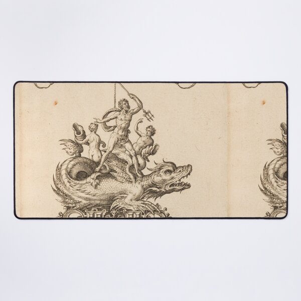 Item preview,  Poseidon and the Kraken designed and sold by Vintage Designs +.