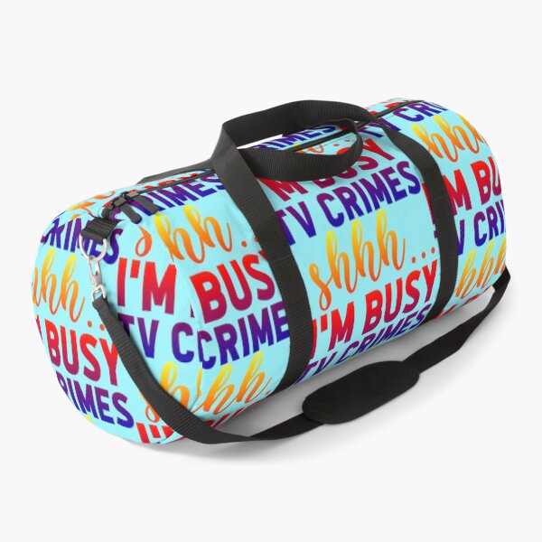 Item preview, Shhhhh  I'm busy TV crimes. (Pop art sun burst colors. Vibrant Text.)  designed and sold by CristalleLisa.
