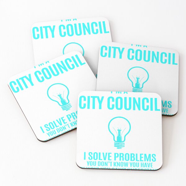 Item preview, City Council - I Solve Problems Job Gift designed and sold by melissaval2.